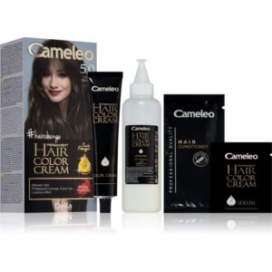 Delia Cosmetics Cameleo Omega Culoare permanenta pentru par culoare 5.0 Light Brown-Țena
