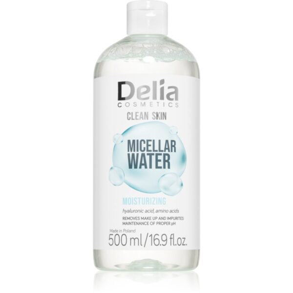 Delia Cosmetics Clean Skin apa cu particule micele cu efect de hidratare 500 ml-ro