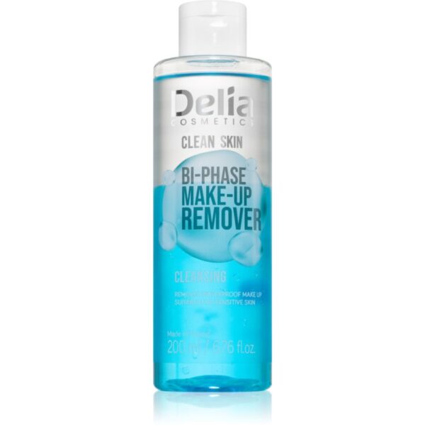 Delia Cosmetics Clean Skin demachiant in doua faze pentru fata si zona ochilor 200 ml-ro