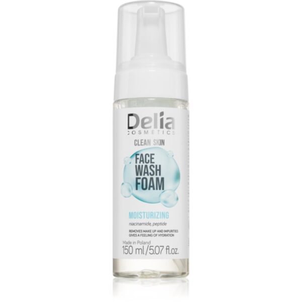 Delia Cosmetics Clean Skin spuma de curatare cu efect de hidratare 150 ml-ro