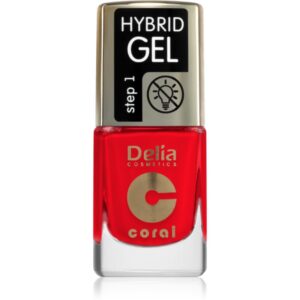 Delia Cosmetics Coral Hybrid Gel gel de unghii fara utilizarea UV sau lampa LED culoare 125 11 ml-ro