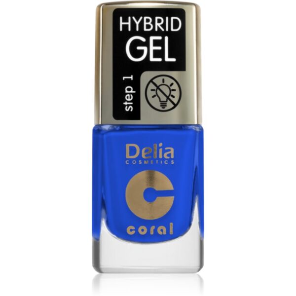 Delia Cosmetics Coral Hybrid Gel gel de unghii fara utilizarea UV sau lampa LED culoare 126 11 ml-ro
