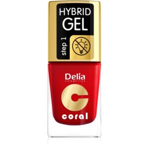 Delia Cosmetics Coral Nail Enamel Hybrid Gel lac de unghii sub forma de gel culoare 01 11 ml-ro