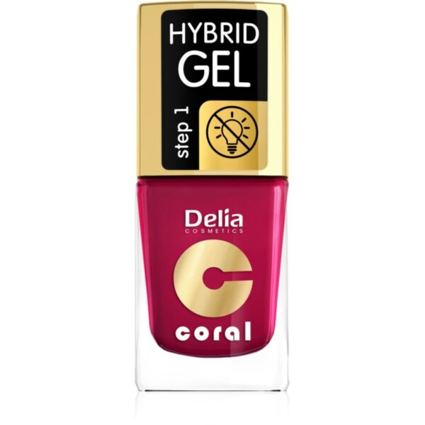 Delia Cosmetics Coral Nail Enamel Hybrid Gel lac de unghii sub forma de gel culoare 06 11 ml-ro