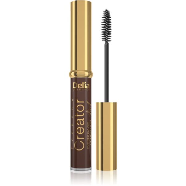 Delia Cosmetics Creator gel pentru sprancene 4 in 1 culoare Brown 7 ml-ro