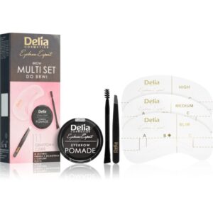 Delia Cosmetics Eyebrow Expert Zest set pentru aranjarea sprâncenelor culoare 1.1 Graphite Black 1 buc-ro
