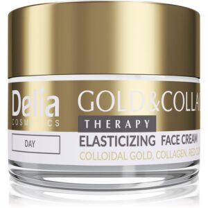 Delia Cosmetics Gold & Collagen Therapy crema de zi mărește elasticitatea pielii 50 ml-ro