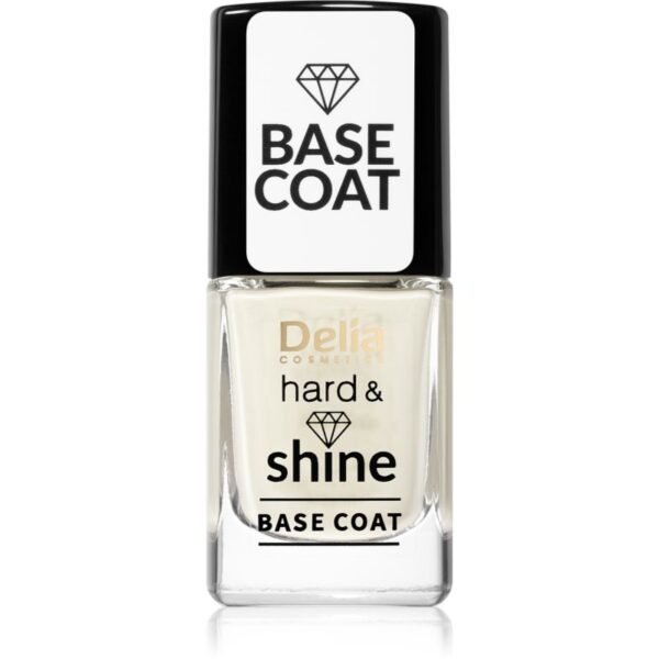 Delia Cosmetics Hard & Shine lac intaritor de baza pentru unghii 11 ml-ro