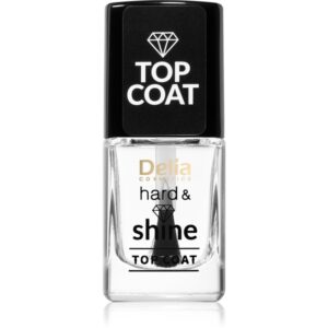 Delia Cosmetics Hard & Shine top coat cu efect de lungă durată 11 ml-ro