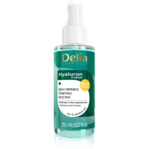 Delia Cosmetics Hyaluron Fusion ceață facială tonică cu efect de întărire 150 ml-Țena