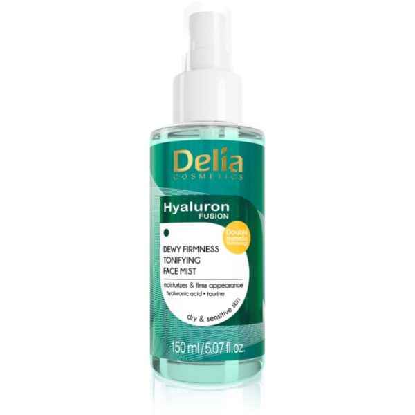 Delia Cosmetics Hyaluron Fusion ceață facială tonică cu efect de întărire 150 ml-Țena