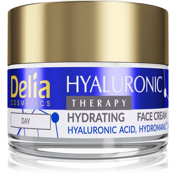 Delia Cosmetics Hyaluronic Acid cremă hidratantă 50 ml-Țena