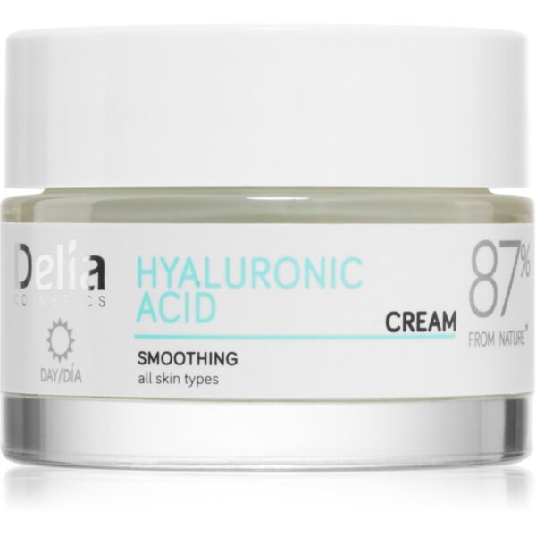 Delia Cosmetics Hyaluronic Acid crema pentru piele cu efect hidratant si matifiant cu acid hialuronic 50 ml-ro