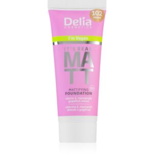 Delia Cosmetics It's Real Matt machiaj cu efect matifiant culoare 102 Natural 30 ml-ro