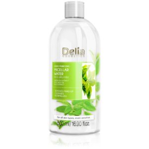 Delia Cosmetics Micellar Water Green Tea apă micelară purificatoare 500 ml-ro