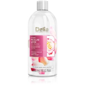 Delia Cosmetics Micellar Water Rose Petals Extract Demachiant calmant micelara de apa 500 ml-ro