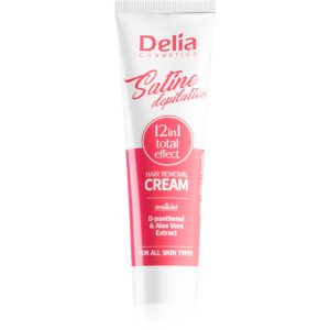 Delia Cosmetics Satine Depilation 12in1 Total Effect crema depilatoare pentru toate tipurile de piele 100 ml-ro