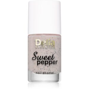 Delia Cosmetics Sweet Pepper Black Particles lac de unghii culoare 02 Apricot 11 ml-ro