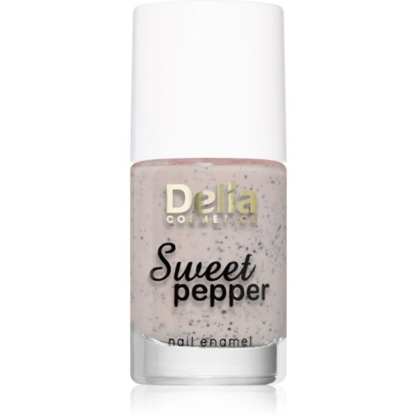 Delia Cosmetics Sweet Pepper Black Particles lac de unghii culoare 02 Apricot 11 ml-ro