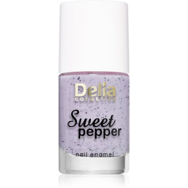Delia Cosmetics Sweet Pepper Black Particles lac de unghii culoare 04 Lavender 11 ml-ro