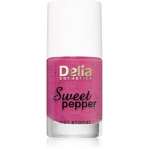 Delia Cosmetics Sweet Pepper Black Particles lac de unghii culoare 08 Berry 11 ml-ro