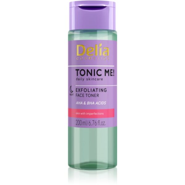 Delia Cosmetics Tonic Me! tonic exfoliant delicat pentru noapte 200 ml-Țena