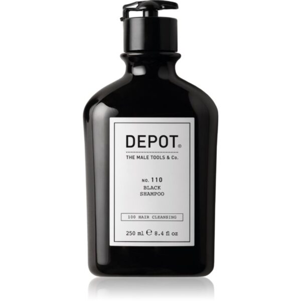 Depot 100 HAIR CLEANSING NO. 110 BLACK SHAMPOO șampon neutralizarea subtonurilor de alamă 250 ml-ro