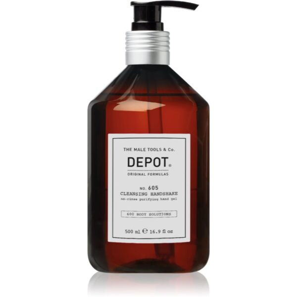 Depot 600 BODY SOLUTIONS NO. 605 CLEANSING HAND SHAKE gel de curățare de maini 500 ml-ro