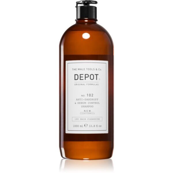 Depot No. 102 Anti-Dandruff & Sebum Control Shampoo șampon pentru reechilibrarea scalpului gras 1000 ml-ro
