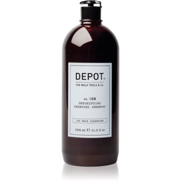 Depot No. 108 Detoxifying Charcoal Shampoo șampon detoxifiant pentru curățare pentru toate tipurile de păr 1000 ml-ro