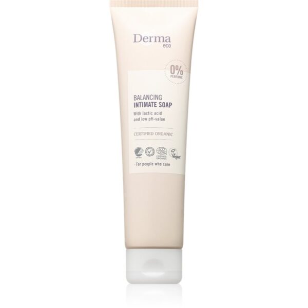 Derma Eco gel pentru igiena intima fara parfum 150 ml-Țena