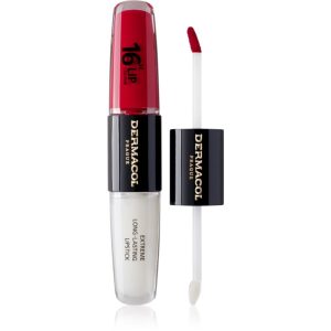 Dermacol 16H Lip Colour ruj rezistent si luciu de buze. culoare 03 Hot Date 2x4 ml-Țena