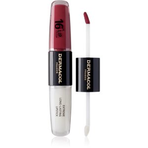 Dermacol 16H Lip Colour ruj rezistent si luciu de buze. culoare 06 Merry Berry 2x4 ml-Țena