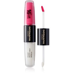 Dermacol 16H Lip Colour ruj rezistent si luciu de buze. culoare 18 Cotton Candy 2x4 ml-Țena