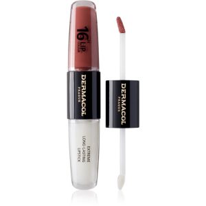 Dermacol 16H Lip Colour ruj rezistent si luciu de buze. culoare 33 Viva Glam 2x4 ml-ro