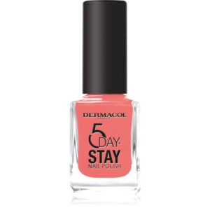 Dermacol 5 Day Stay lac de unghii cu rezistenta indelungata culoare 60 Coral Island 11 ml-ro
