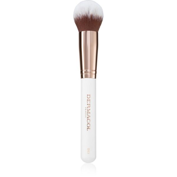 Dermacol Accessories Master Brush by PetraLovelyHair pensulă pentru contur și bronzer D53 Rose Gold 1 buc-ro