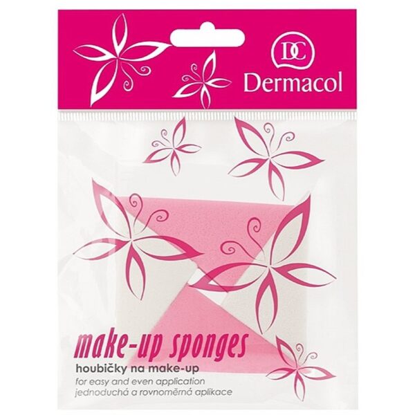 Dermacol Accessories burete triunghiular pentru machiaj 4 buc-ro