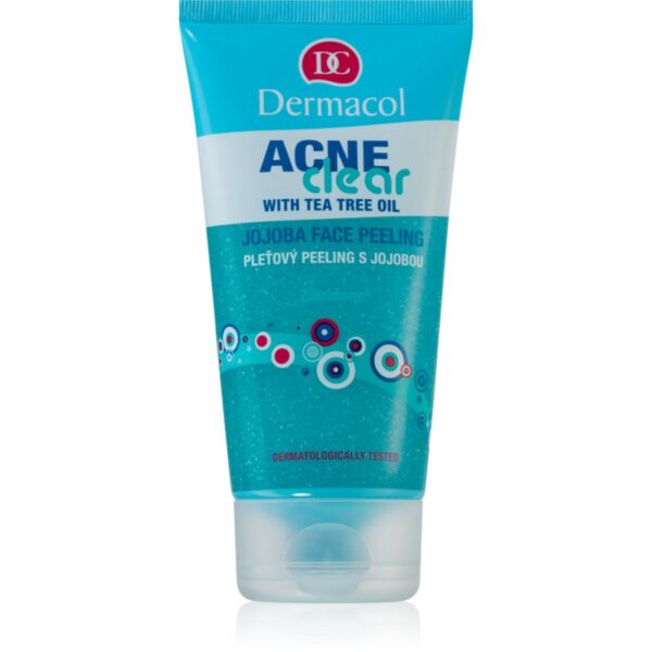 Dermacol Acne Clear demachiant cu efect de peenling pentru pielea problematica 150 ml-Țena