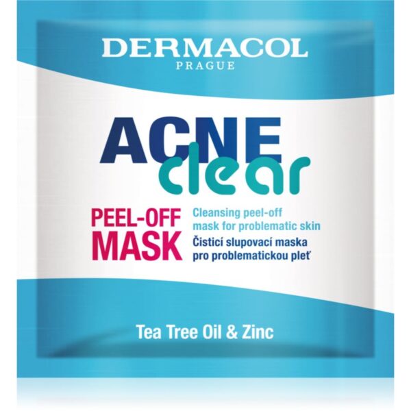 Dermacol Acne Clear masca exfolianta pentru pielea problematica 8 ml-Țena