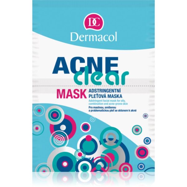 Dermacol Acne Clear mască pentru față pentru ten acneic 2x8 g-ro