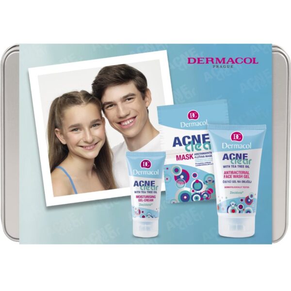 Dermacol Acne Clear set cadou pentru ten acneic-Țena