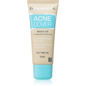 Dermacol Acne Cover machiaj calmant cu ulei din arbore de ceai culoare No.1 30 ml-Țena