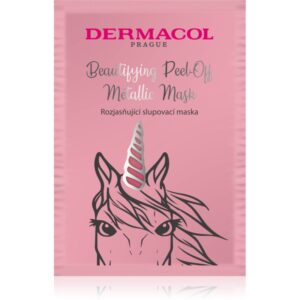 Dermacol Beautifying Peel-Off Metallic Mask mască exfoliantă pentru o piele mai luminoasa 15 ml-ro