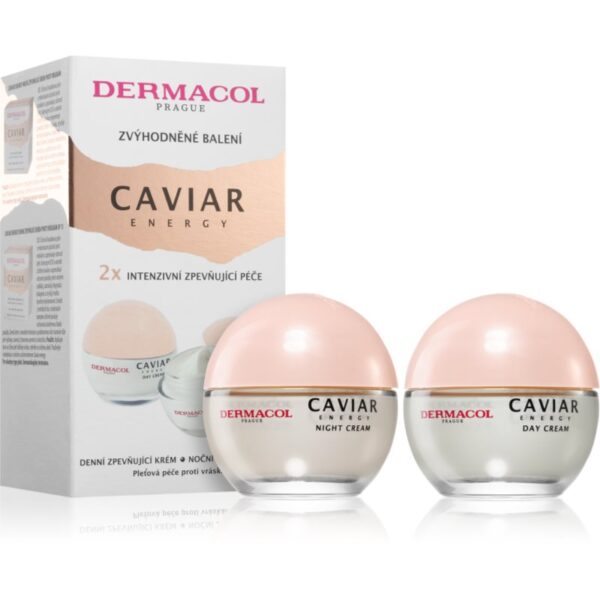 Dermacol Caviar Energy lift crema de fata pentru fermitate pachet duo-Țena