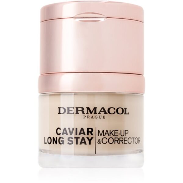 Dermacol Caviar Long Stay Caviar Long Stay Machiaj și Perfecting Corrector culoare 1 Pale 30 ml-ro
