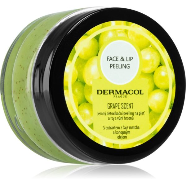 Dermacol Face & Lip Peeling Grape peeling de curățare profundă buze si obraz 50 ml-ro