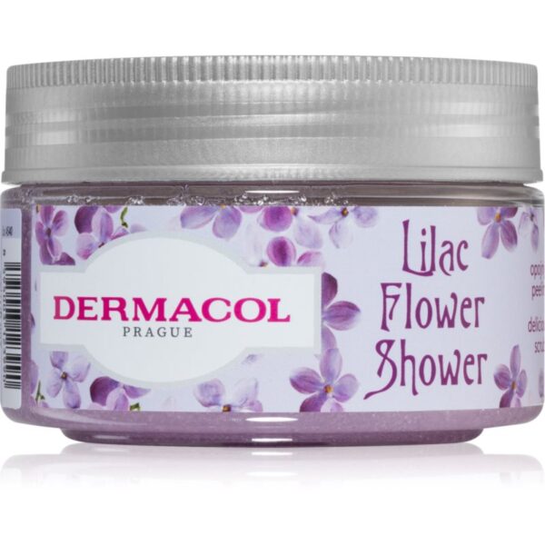 Dermacol Flower Care Lilac exfoliant de corp cu zahăr 200 g-Țena
