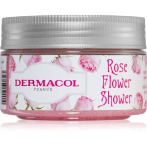 Dermacol Flower Care Rose exfoliant de corp cu zahăr 200 g-Țena
