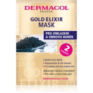 Dermacol Gold Elixir mască pentru față cu caviar 2x8 g-ro